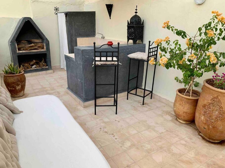 Riad Darna 4 Chambres Avec Piscine Et Petit Dejeuner Marakeş Dış mekan fotoğraf