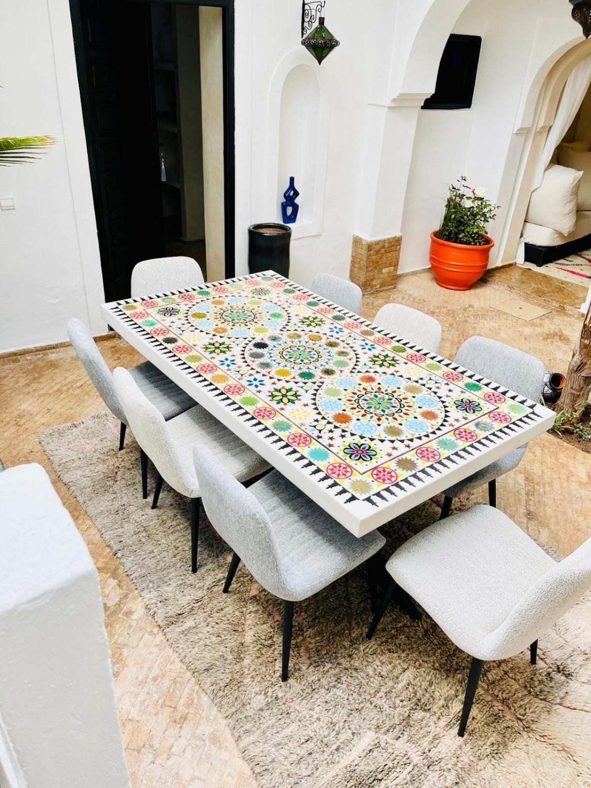 Riad Darna 4 Chambres Avec Piscine Et Petit Dejeuner Marakeş Dış mekan fotoğraf