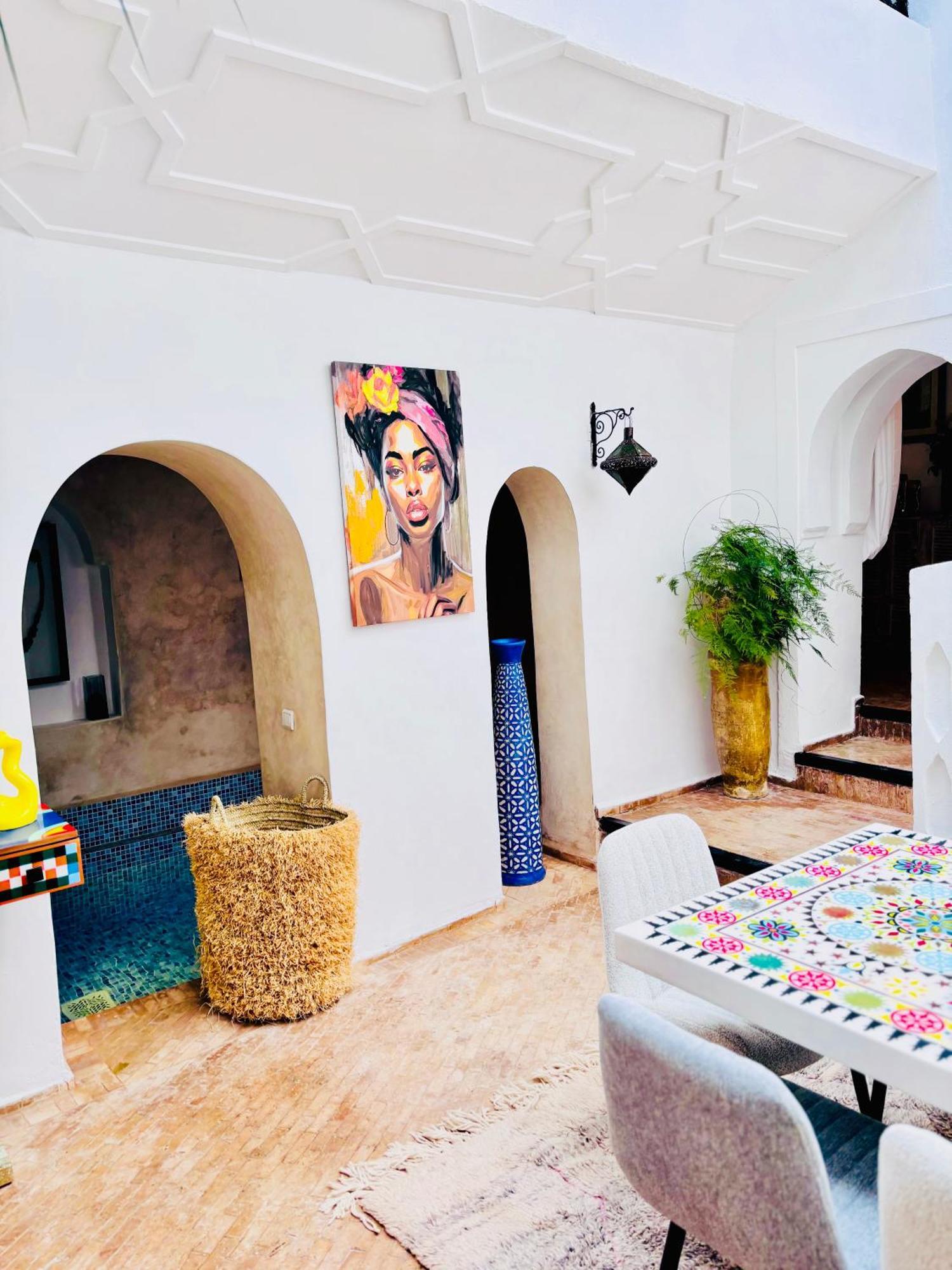Riad Darna 4 Chambres Avec Piscine Et Petit Dejeuner Marakeş Dış mekan fotoğraf