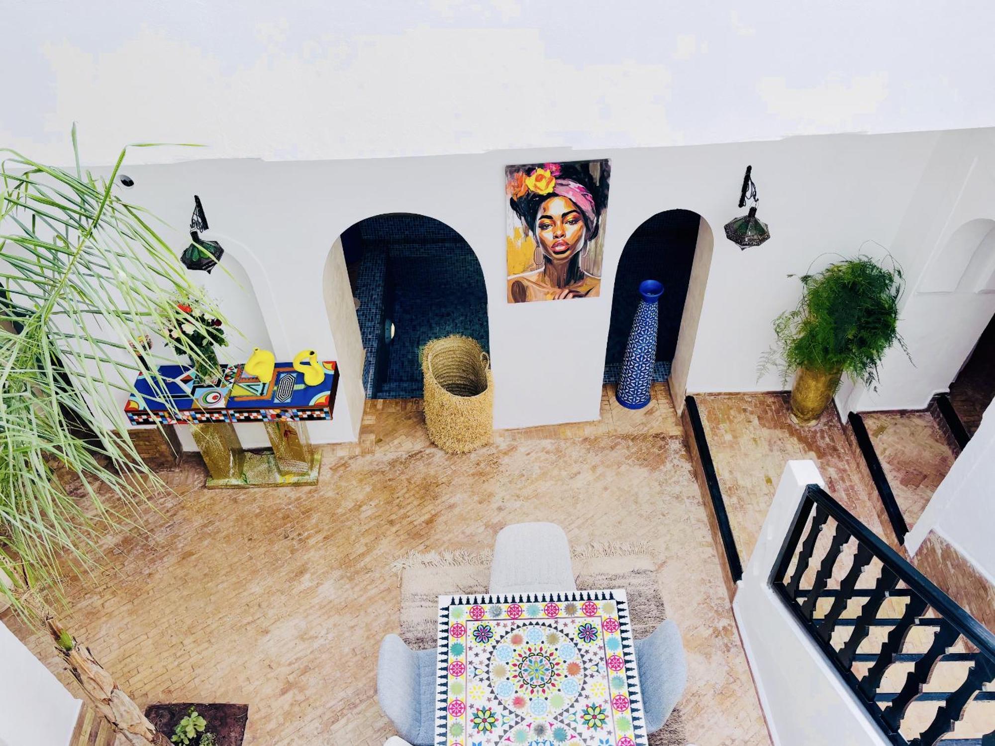 Riad Darna 4 Chambres Avec Piscine Et Petit Dejeuner Marakeş Dış mekan fotoğraf